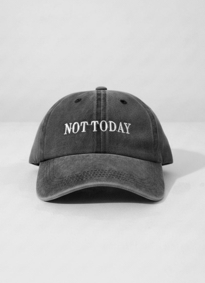 Not Today - Cap (black)