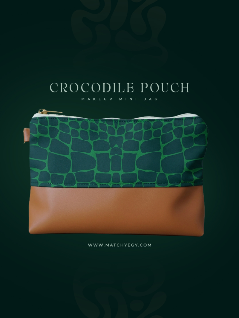 Crocodile Pouch – Makeup Mini Bag