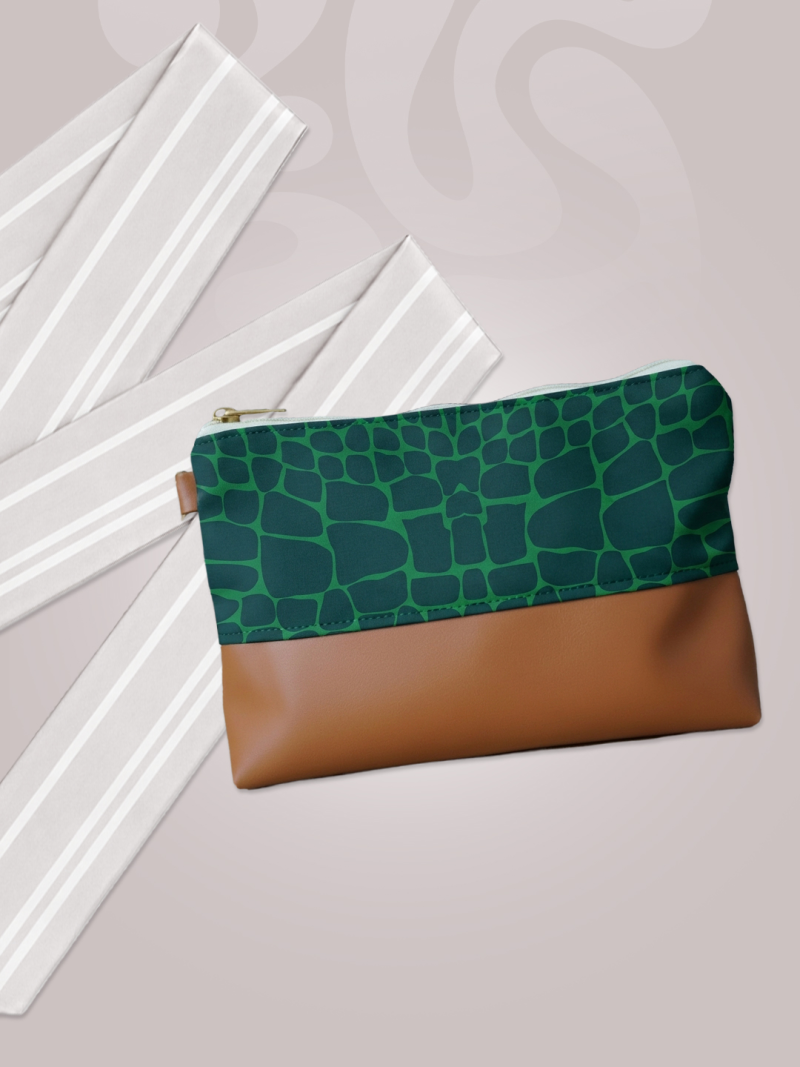 Crocodile Pouch – Makeup Mini Bag