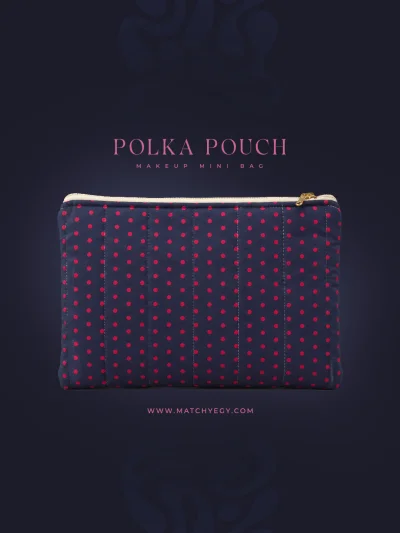 Polka Pouch – Makeup Mini Bag